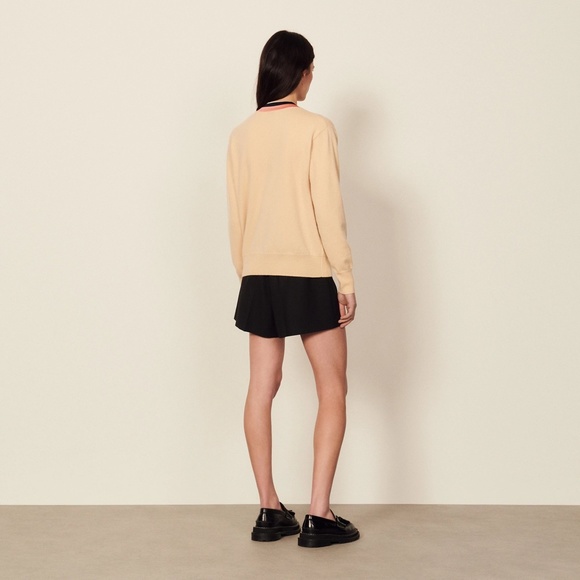 Sandro Wool and cashmere sweater T2/M - Picture 2 of 12